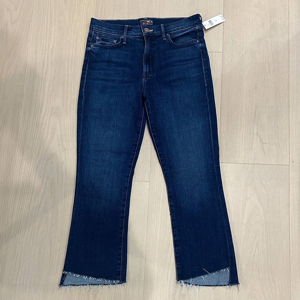 NWT Mother The Insider Crop Step Fray Sake to Me 28/29